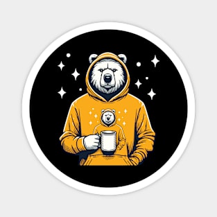 Cosmic Morning Bear - Wilderness Coffee Time Magnet